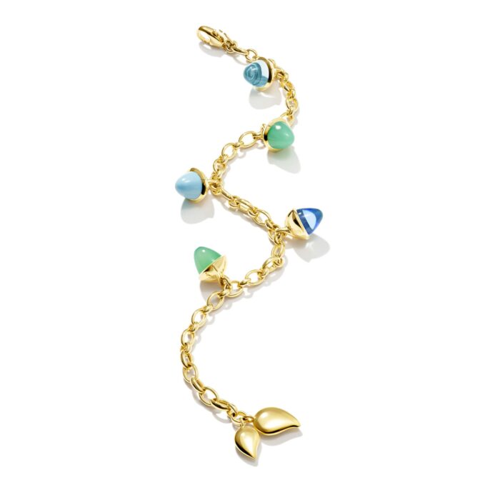 Armband Mikado Flamenco Charm 'Lagoon'