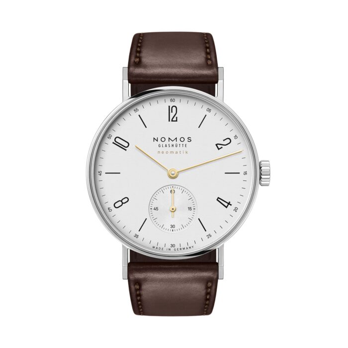 Tangente neomatik doré von NOMOS Glashütte bei Juwelier Jasper in Lippstadt