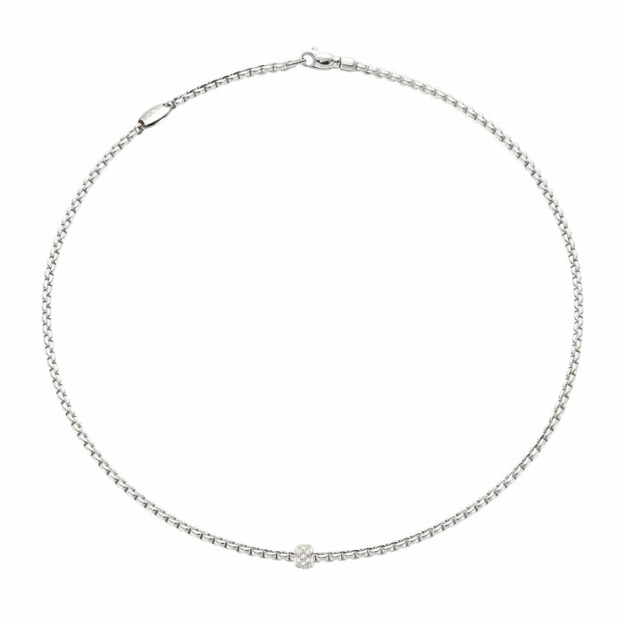 Kette Eka mit Pavébesatz - Länge 43cm von FOPE bei Juwelier Jasper in Lippstadt