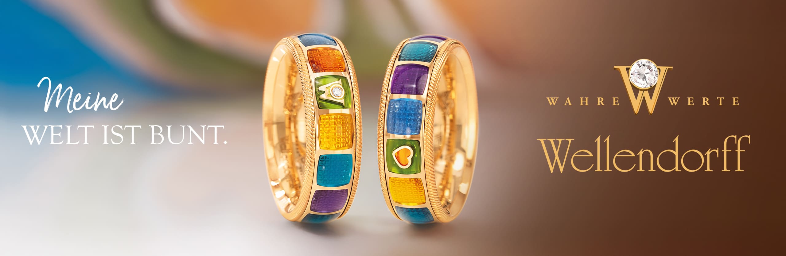 Wellendorff Ringe Meine Welt ist bunt bei Juwelier Jasper